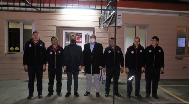 ÇAMELİ’DE KAYMAKAM VE BAŞKANDAN YILBAŞI ZİYARETLERİ