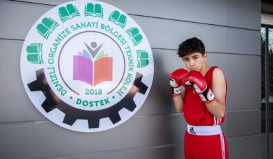 DOSTEK’Lİ BOKSÖR ŞEVKİCAN İL BİRİNCİSİ OLDU