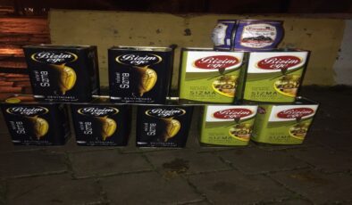 HIRSIZLAR 40 BİN TL DEĞERİNDE SANAYİ KABLOSU VE 47 LİTRE ZEYTİNYAĞIYLA YAKALANDI