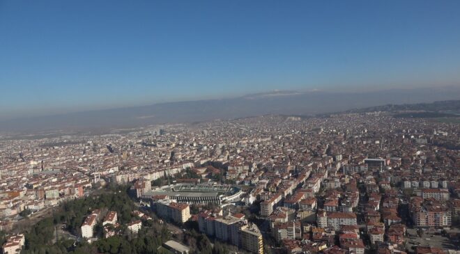 DENİZLİ’NİN TRAFİĞİ HAVADAN DENETLENDİ