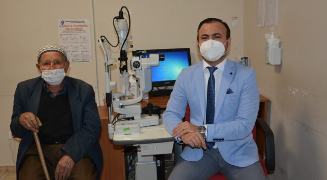 20 YILDIR GÖRMEYEN GÖZÜ PAÜ HASTANESİNDE AÇILDI