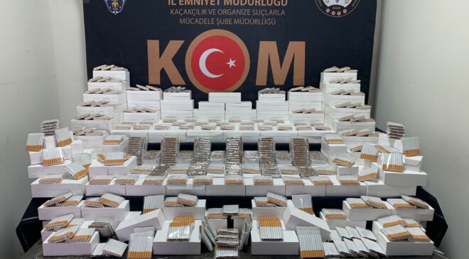 KAÇAKÇILARA POLİS ENGELİ