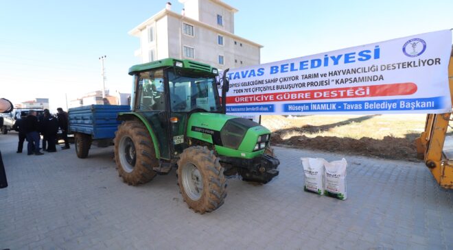 TAVAS TARIMINDA BİR İLK
