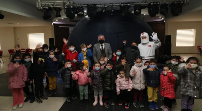 HONAZ’DA ÇOCUKLARA UZAY YOLCULUĞU