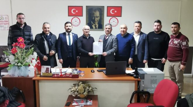BAŞKAN ARSLAN MAZBATASINI ALDI