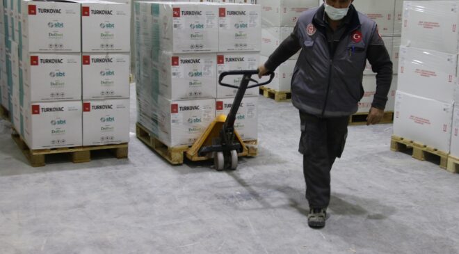 TURKOVAC AŞILARININ DAĞITIMI BAŞLADI