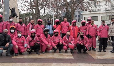 DENİZLİ’DE YEMEK SEPETİ BANABİ MOTOKURYELERİ KONTAK KAPATTI