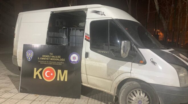 KAÇAK AKARYAKIT TAŞIYAN ŞÜPHELİ YAKALANDI