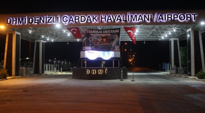ÇARDAK HAVALİMANI’NDA 23 BİN YOLCU HİZMET ALDI
