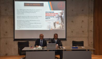 MESLEKİ EĞİTİM MERKEZİ PROGRAMI DENİZLİLİ İŞ DÜNYASINA TANITILDI