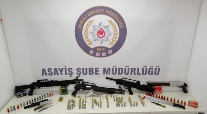 DENİZLİ’DE ARANAN 144 ŞÜPHELİ TUTUKLANDI