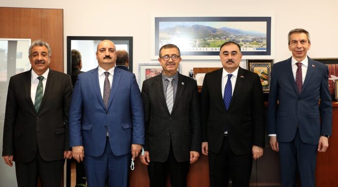 BÜYÜKELÇİ MAMMADOV’DAN PAÜ’YE ZİYARET