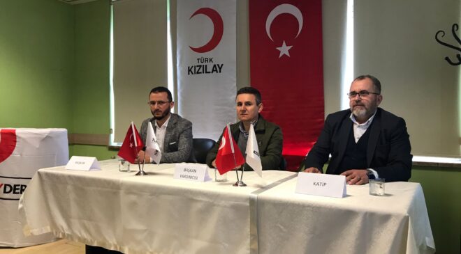 TÜRK KIZILAY PAMUKKALE’DE BAYRAK DEĞİŞİMİ YAŞANDI