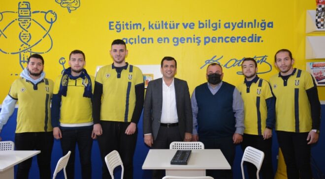 BAŞKAN ATLI’DAN KÜTÜPHANE ZİYARETİ