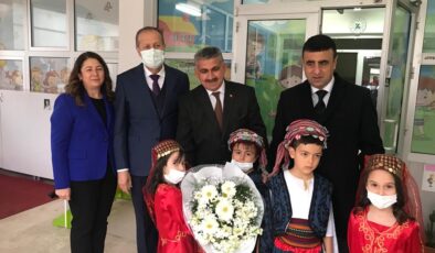 KAYMAKAM BULUT’TAN AHMET HANİFE PARALI ANAOKULUNA ZİYARET