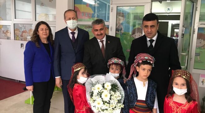 KAYMAKAM BULUT’TAN AHMET HANİFE PARALI ANAOKULUNA ZİYARET