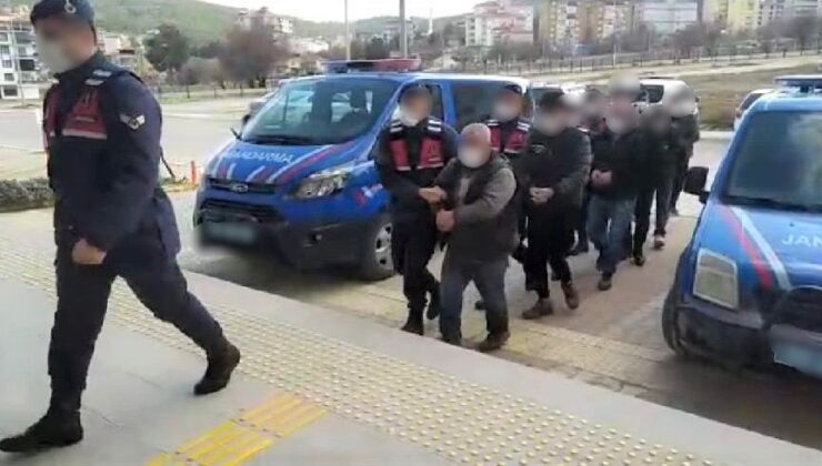 HIRSIZLIK YAPAN 9 ŞÜPHELİDEN 5’İ TUTUKLANDI