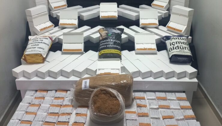 3 KAÇAKÇI ÇOK SAYIDA MALZEMEYLE YAKALANDI