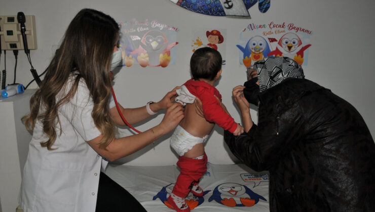 SERVERGAZİ DEVLET HASTANESİ’NDE ÇOCUKLAR EMİN ELLERDE