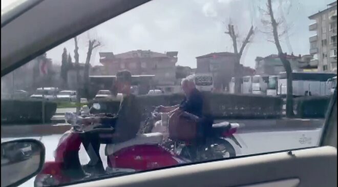 AKAN TRAFIKTE TEHLIKELI YARDIMLAŞMA