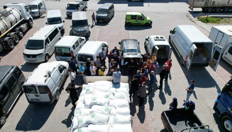 ÜRETİCİYE 27 TON UCUZ ŞEKER DAĞITILDI