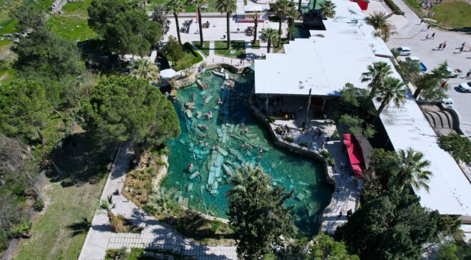 BEYAZ CENNET PAMUKKALE’YE BAHAR GELDİ