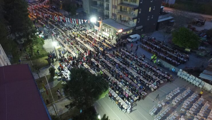 HONAZLILARDAN İFTAR SOFRASI