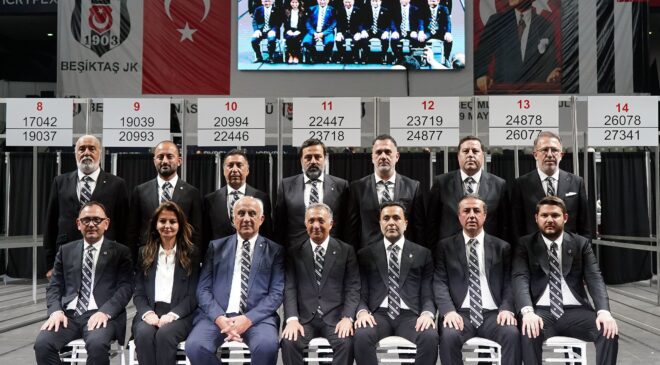 BEŞİKTAŞ’TA AHMET NUR ÇEBİ YENİDEN BAŞKAN SEÇİLDİ