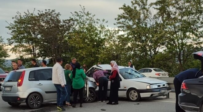 KAZAYA İLK MÜDAHALEYİ BAŞKAN VE DOKTOR EŞİ YAPTI