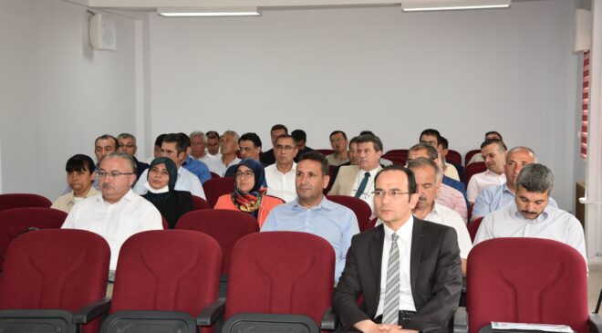 MESLEKİ OKUL MÜDÜRLERİNE E-MESEM UYGULAMALARI EĞİTİM SEMİNERİ VERİLDİ