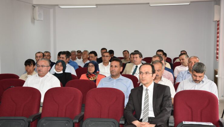 MESLEKİ OKUL MÜDÜRLERİNE E-MESEM UYGULAMALARI EĞİTİM SEMİNERİ VERİLDİ