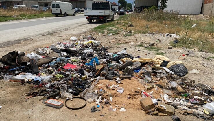 GELİŞİGÜZEL ATILAN ÇÖPLER ÇEVREYİ KİRLETİYOR