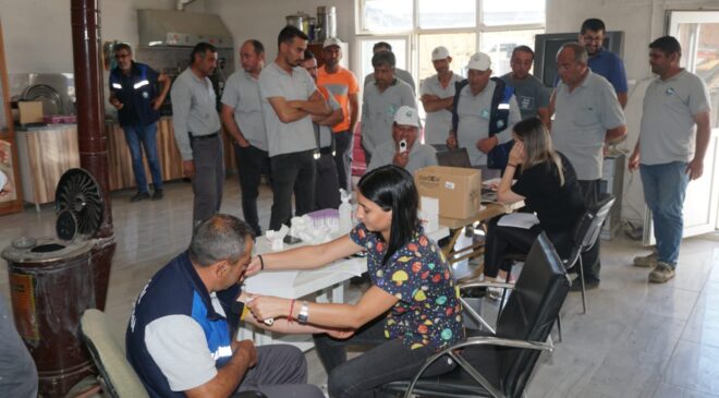 ÇİVRİL BELEDİYESİ PERSONELE  İŞ GÜVENLİĞİ VE YANGIN EĞİTİMİ VERDİ