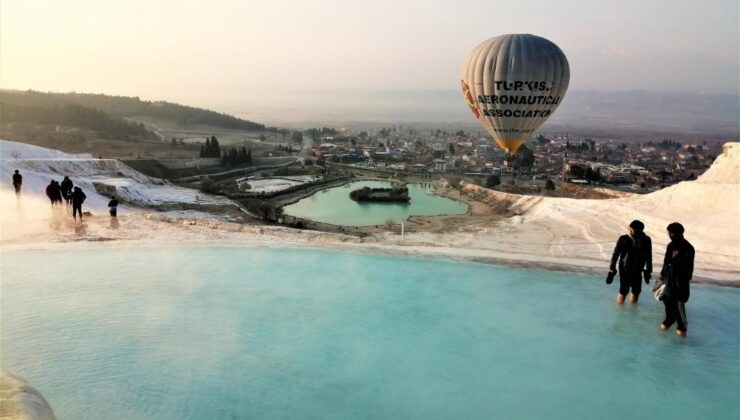BEYAZ CENNET PAMUKKALE’YE GELEN ZİYARETÇİ SAYISI 5 KAT ARTTI