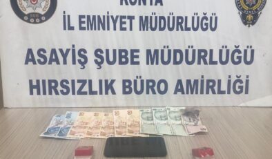 DENİZLİ’DE KAPKAÇ YAPTI, KONYA’DA YAKALANDI