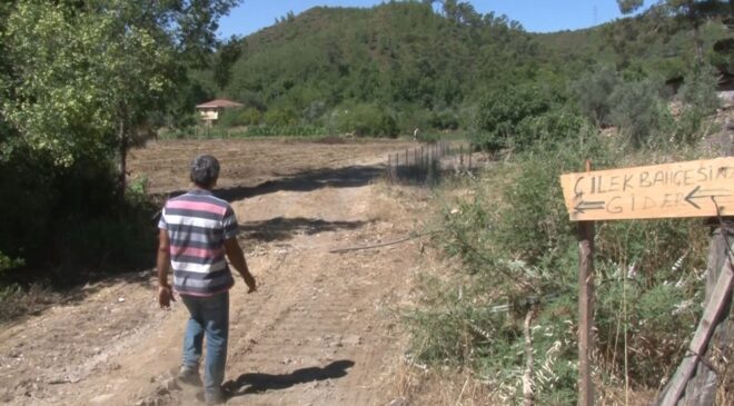 MARMARİS’TE ALEV SAVAŞÇILARININ NÖBETİ DEVAM EDİYOR