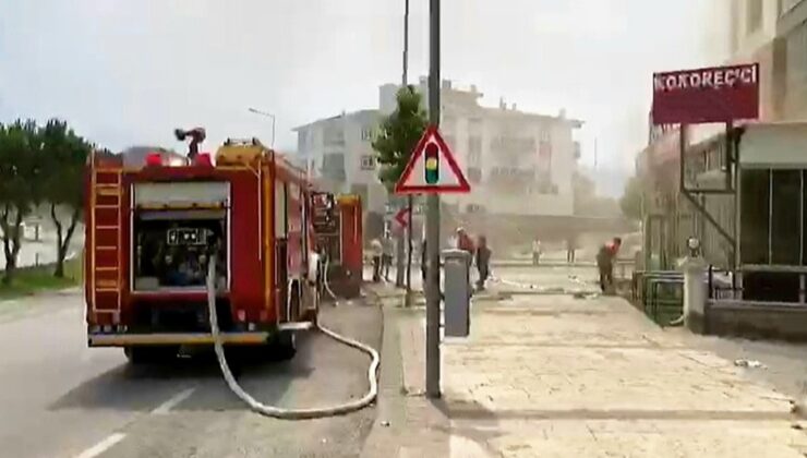 ALEVLERE TESLİM OLAN KOKOREÇ DÜKKANI KÜLE DÖNDÜ