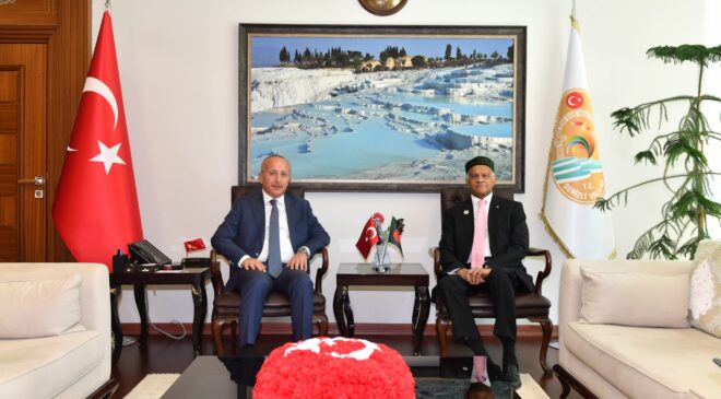 BÜYÜKELÇISI MOSUD MANNAN’DAN, VALI ALI FUAT ATIK’E ZIYARET