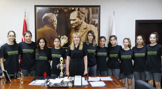 KIZ BASKETBOL TAKIMINDAN GURURLU ZİYARET￼