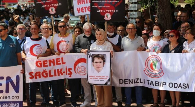DR. KARAKAYA’NIN ÖLDÜRÜLMESİNE PROTESTO ETTİLER