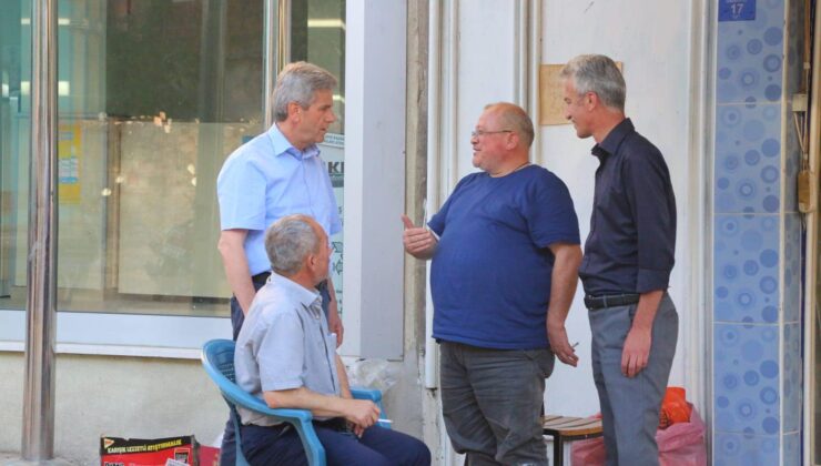 BAŞKAN ŞEVKAN YEŞİLYUVA’DA ÇALIŞMALARI İNCELEDİ