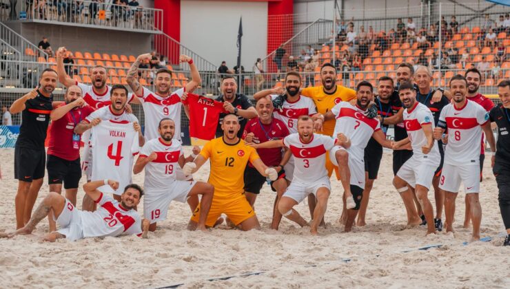 PLAJ FUTBOLU MİLLİ TAKIM AVRUPA A LİGİ’NE YÜKSELDİ