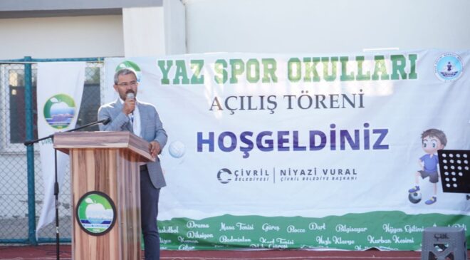 ÇİVRİL’DE YAZ SPOR OKULLARI ÇOCUK VE GENÇLERLE BULUŞTU