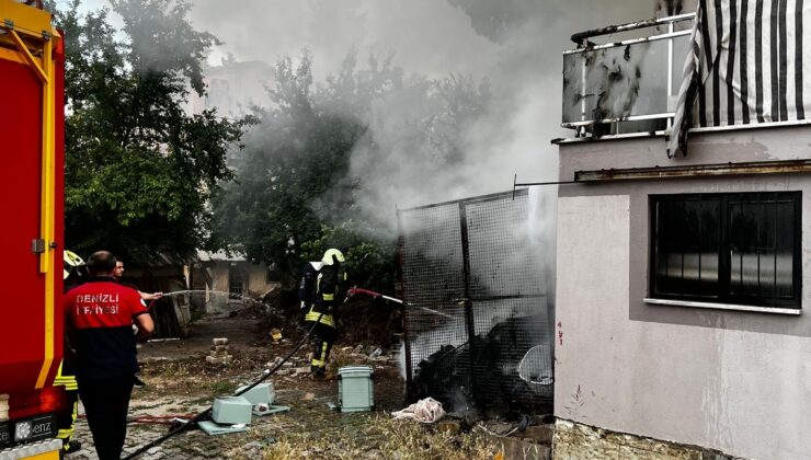 HORTUMLA MÜDAHALE APARTMANI YANMAKTAN KURTARDI