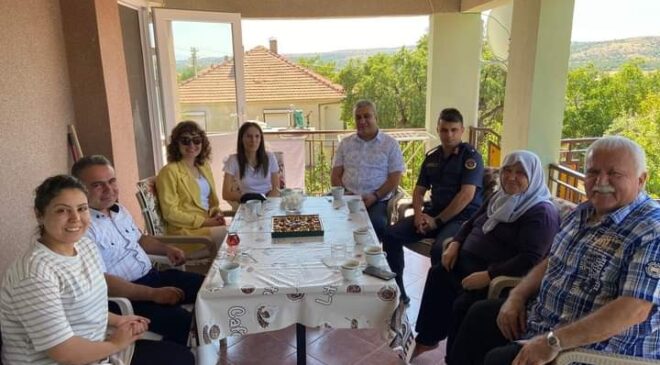 KAYMAKAM ŞENOĞLU, KIBRIS GAZİLERİYLE BİR ARAYA GELDİ