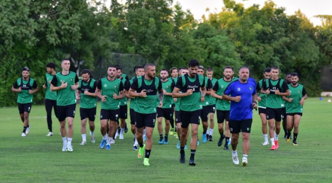 DENİZLİSPOR 2 GÜNLÜK ARANIN ARDINDAN ÇALIŞMALARA YENİDEN BAŞLADI