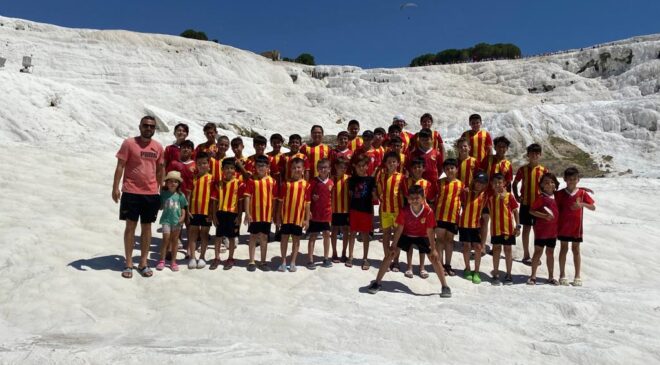 DENİZLİ GÖZTEPE FUTBOL OKULU MİNİKLERİ PAMUKKALE’DE