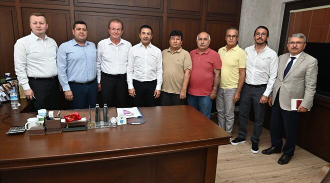 GIDA SEKTÖRÜNDEKİ ÜYELERİNİ ZİYARET ETTİ