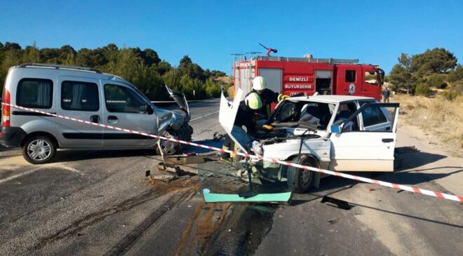 DENİZLİ’DE SON 1 HAFTADA 151 TRAFİK KAZASI MEYDANA GELDİ