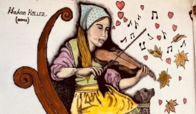 Kadın muhtarın çağrısı ile duvarlar sanat eseri doldu